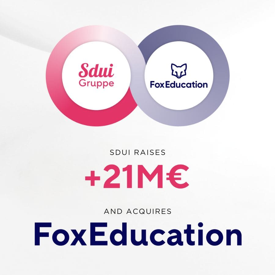 Sdui raises +21M€ and acquires FoxEducation